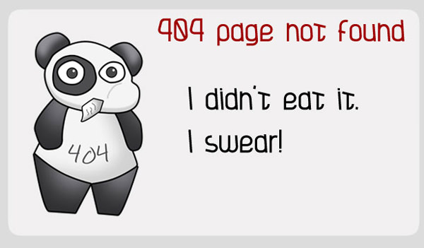 Error 404 - Page not found!