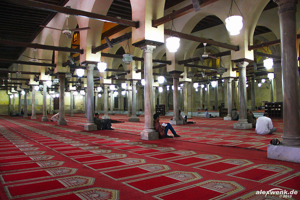 Gebetsraum in der al-Azhar-Moschee